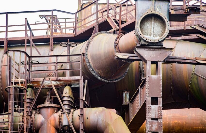 brown and gray industrial machine