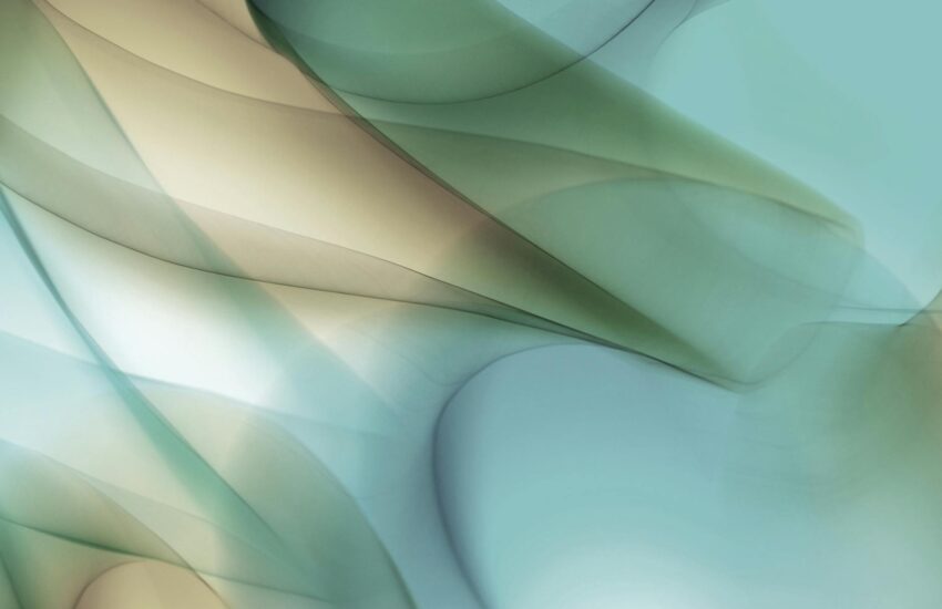 abstract flowing shapes with soft colors