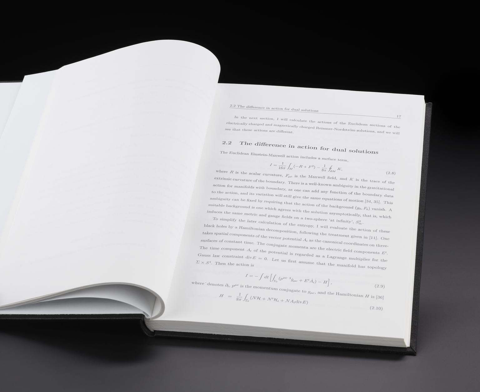 PhD thesis by Hawking's student Simon Ross, titled: Black hole pair creation